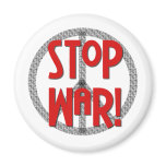 Stop War Peace Symbol magnets