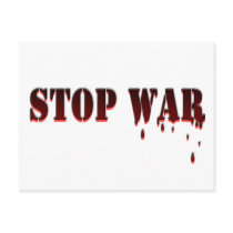 Stop War Post Cards