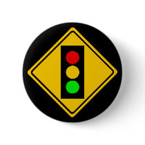 Stoplight Ahead Pins