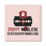Stoppt weibliche Genitalverstümmelung! magnets