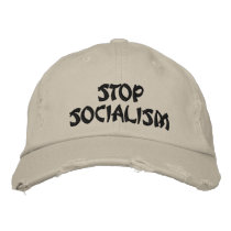 STOPSOCIALISM EMBROIDERED HAT