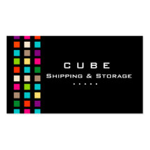 Storage Business Card Box Black Colourful