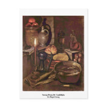 Storage Room By Candlelight By Flegel Georg Post Cards