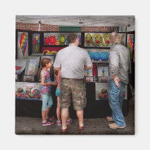 Store Front - Artist - Puppy Love Refrigerator Magnet