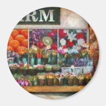 Store Front - The flower stand Refrigerator Magnet