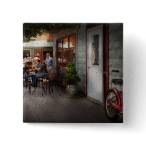 Storefront - Frenchtown, NJ - At a quaint Bistro Pinback Button