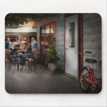 Storefront - Frenchtown, NJ - At a quaint Bistro Mousemats
