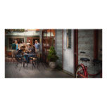 Storefront - Frenchtown, NJ - At a quaint Bistro photo cards