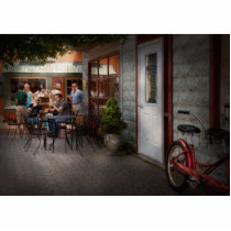 Storefront - Frenchtown, NJ - At a quaint Bistro Cut Outs