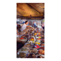 Storefront - The open air Tea & Spice market Photo Card Template
