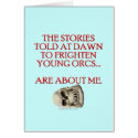 Stories Told to Frighten Young Orcs cards