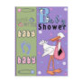 Stork 2 Baby Shower Postcard Invitation