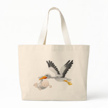 stork and baby bags