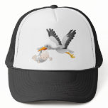stork and baby hats