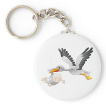 stork and baby
