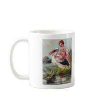 Stork and Baby Coffee Mug