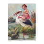 Stork and Baby Post Cards