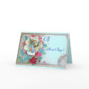 STORK BABY BOY SHOWER 2 MONOGRAM cards