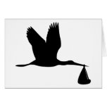 Stork - Baby cards