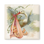 STORK BABY SHOWER 2 magnets