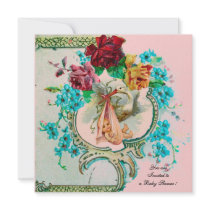 STORK BABY SHOWER 2 pink red