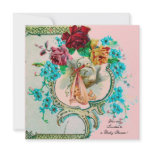 STORK BABY SHOWER 2 pink red invitations
