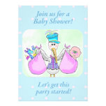Stork Baby Shower Invite template