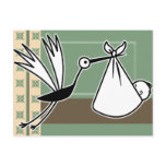 Stork Brings Baby postcards