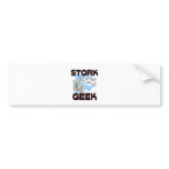 Stork Geek bumper stickers