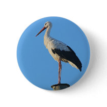 Stork on pole buttons
