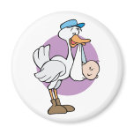 Stork With Baby magnets
