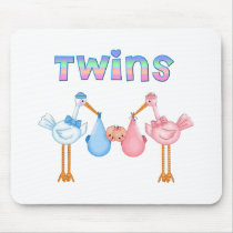 Stork with Twins