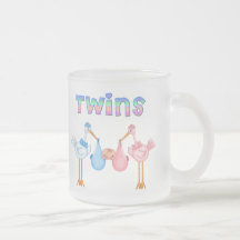 Stork with Twins Mug
