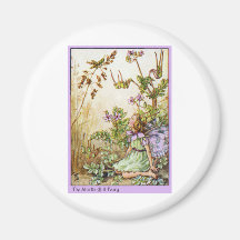 Storks Bill Fairy Magnets