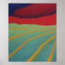 Storm Over Fields Poster
