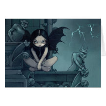 "Storm over Notre Dame" Greeting Card