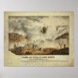 Storming and Capture of Lookout Mountain Civil War Poster