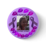 Stormy ADHD Awareness button (customisable)