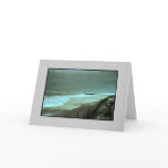 'Stormy Beach' Blank Greeting Card