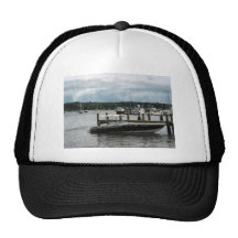 Stormy Day at the Harbour Essex CT Hat