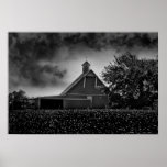 "Stormy Days" Country Barn Photo Art - Bryan Smoak Print