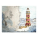 Stormy Lighthouse Custom Invite