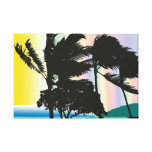 Stormy Palms Wrapped Canvas canvas prints