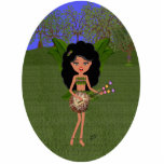 Stormy the Green Winged Faery  with a Guitar photo sculptures