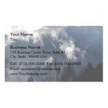 Stormy Weather Business Card Template