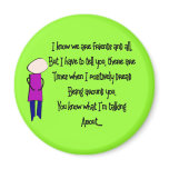 Story Folks "Sometimes I don't Like You" magnets