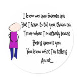Story Folks "Sometimes I don't Like You" stickers