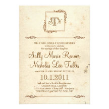 Storybook Monogram Invitation