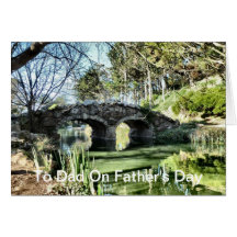 Stow Lake On Father's Day Card