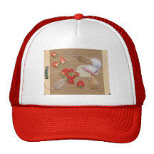 Straberries and Cream Mesh Hats
